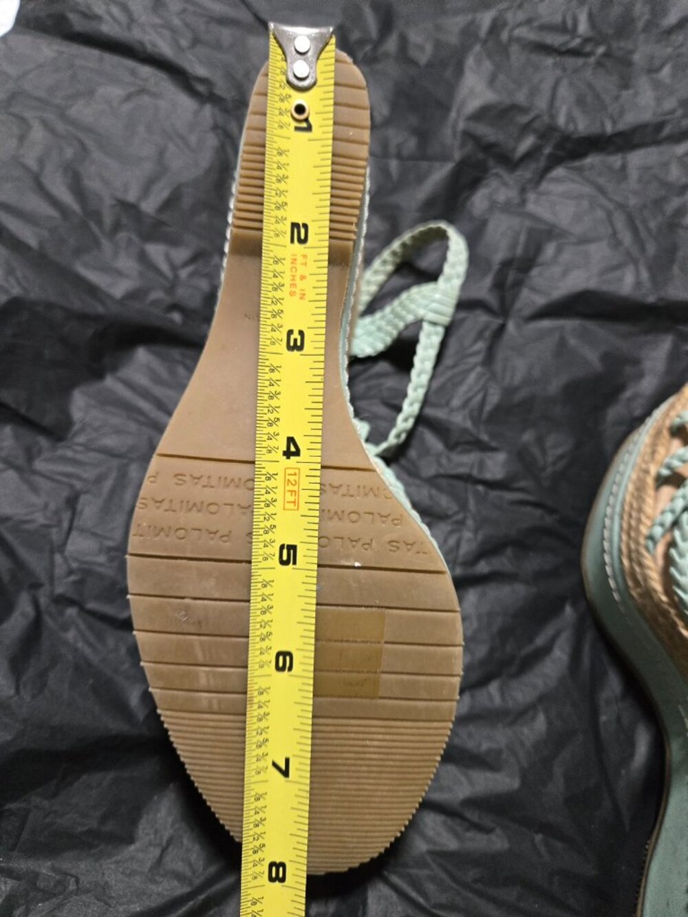 Palomitas by Paloma Barceló Mint Braided Platform Espadrille Wedge Sandals EU 40 - Picture 15 of 16